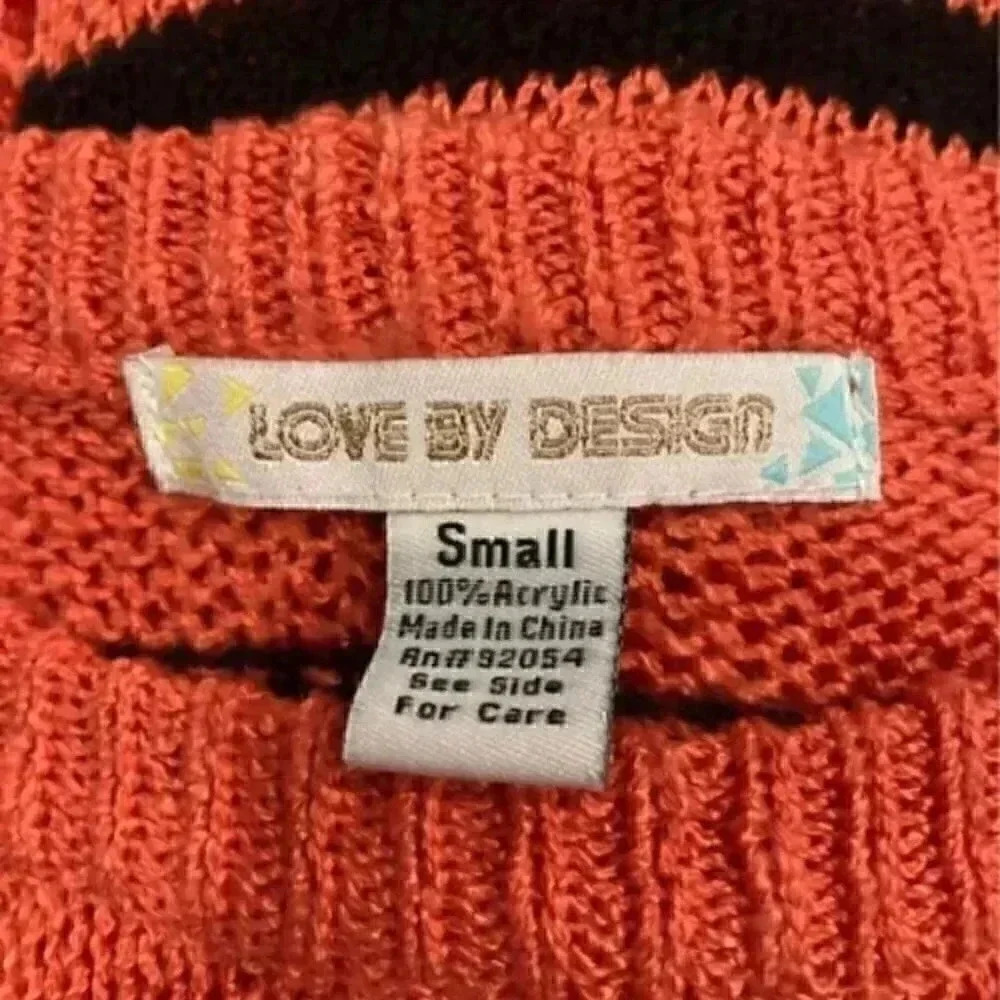 Love by design orange sweater in size small - Picture 5 of 5